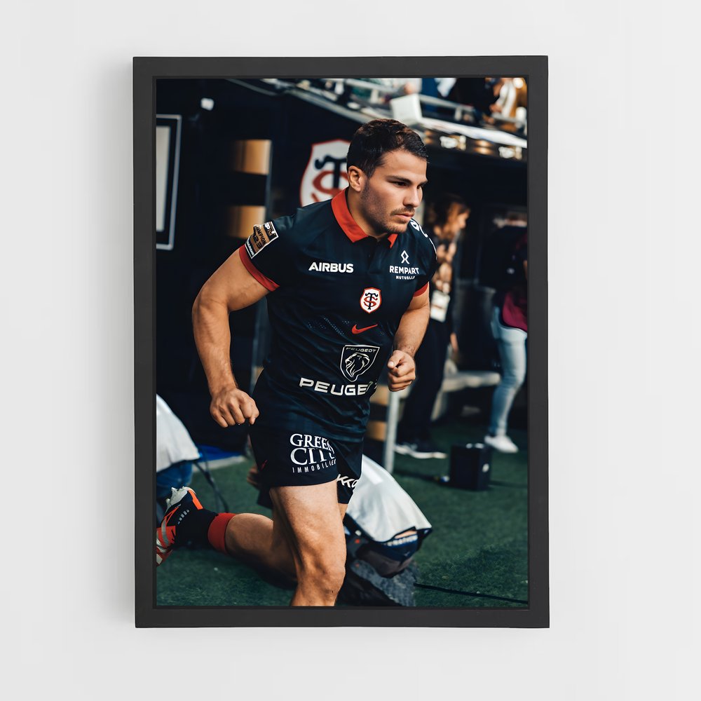 Poster L'Ascension d'Antoine – affiche Rugby (vue 2)